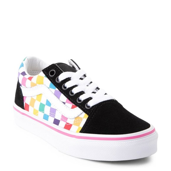 rainbow vans for girls